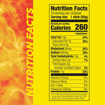 Slim Jim Monster Smoked Meat Sticks, Original Flavor, High Protein, 1.94 oz