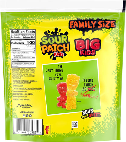 Sour Patch Big Kids resealable Bag 1.7lb (771g)