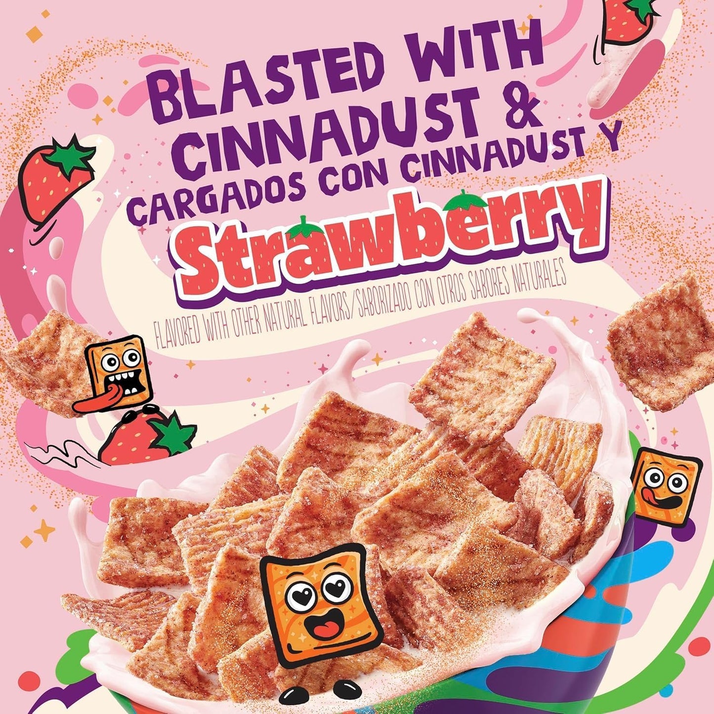 General Mills Strawberry Toast Crunch Breakfast Cereal 340g