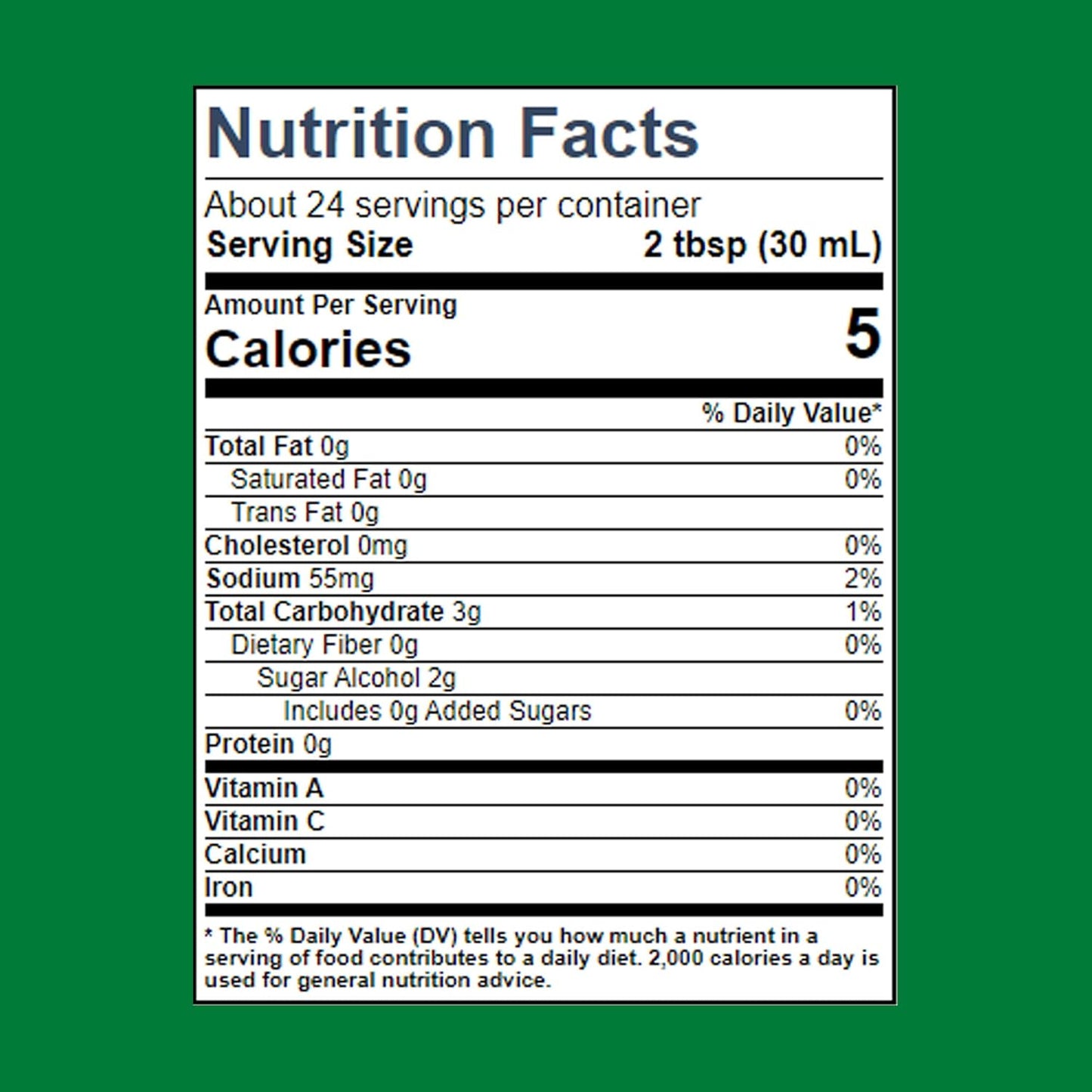 Maple Grove Sugar Free Maple Flavored Syrup Bottle 12oz (355ml)