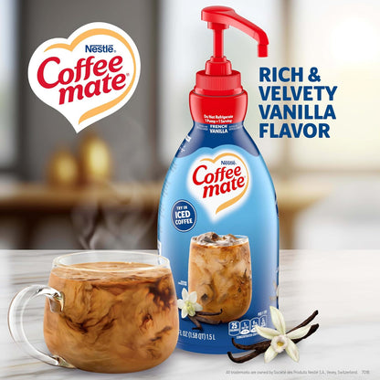 Coffee Mate French Vanilla Pump Creamer 50.7oz (1.5L)