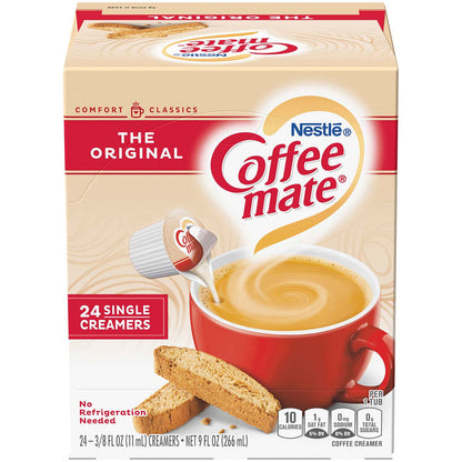 Coffee Mate The Original Coffee Creamers Single Serve 11ml x 24 (0.375oz)