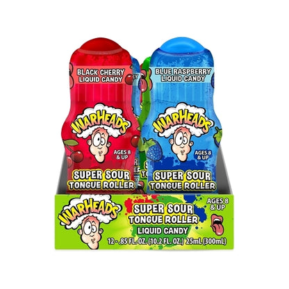 Warheads Super Sour Tongue Roller 0.85oz (25ml) Case of 12