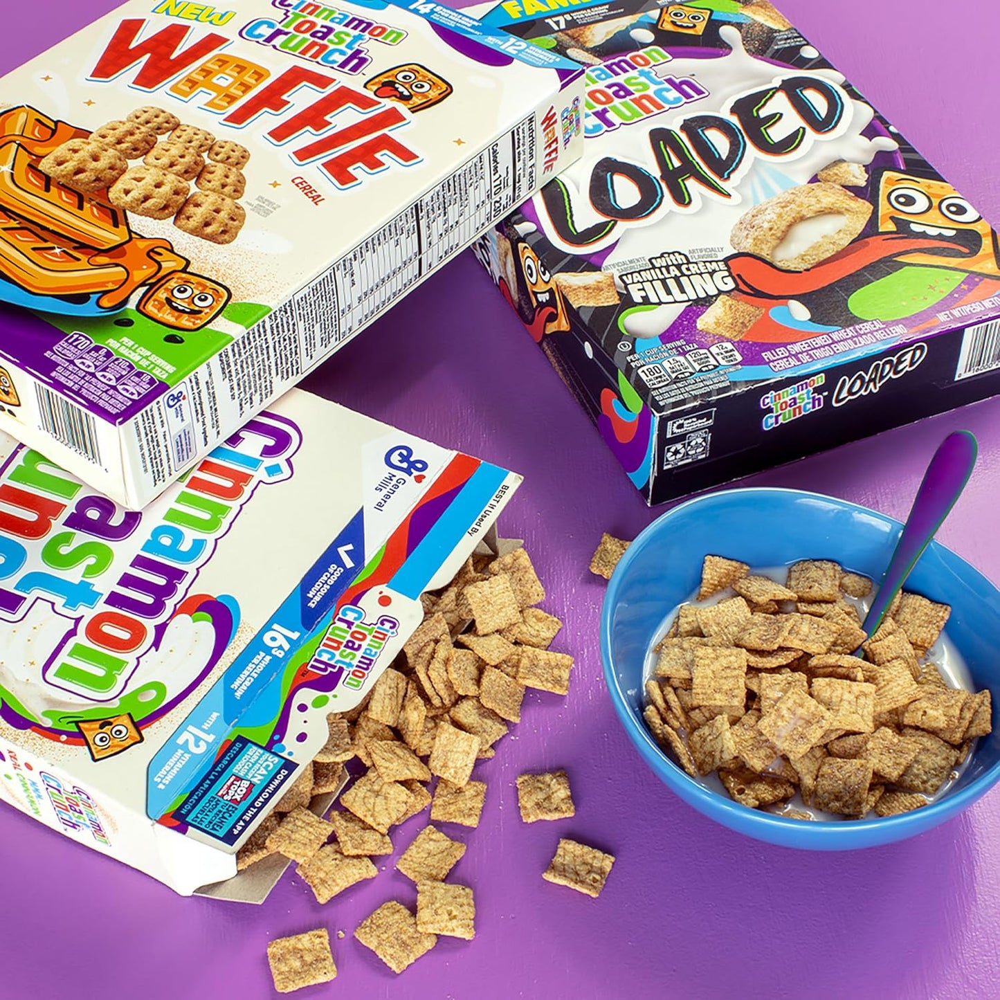 General Mills Cinnamon Toast Crunch Waffle Cereal 11.6oz (328g)