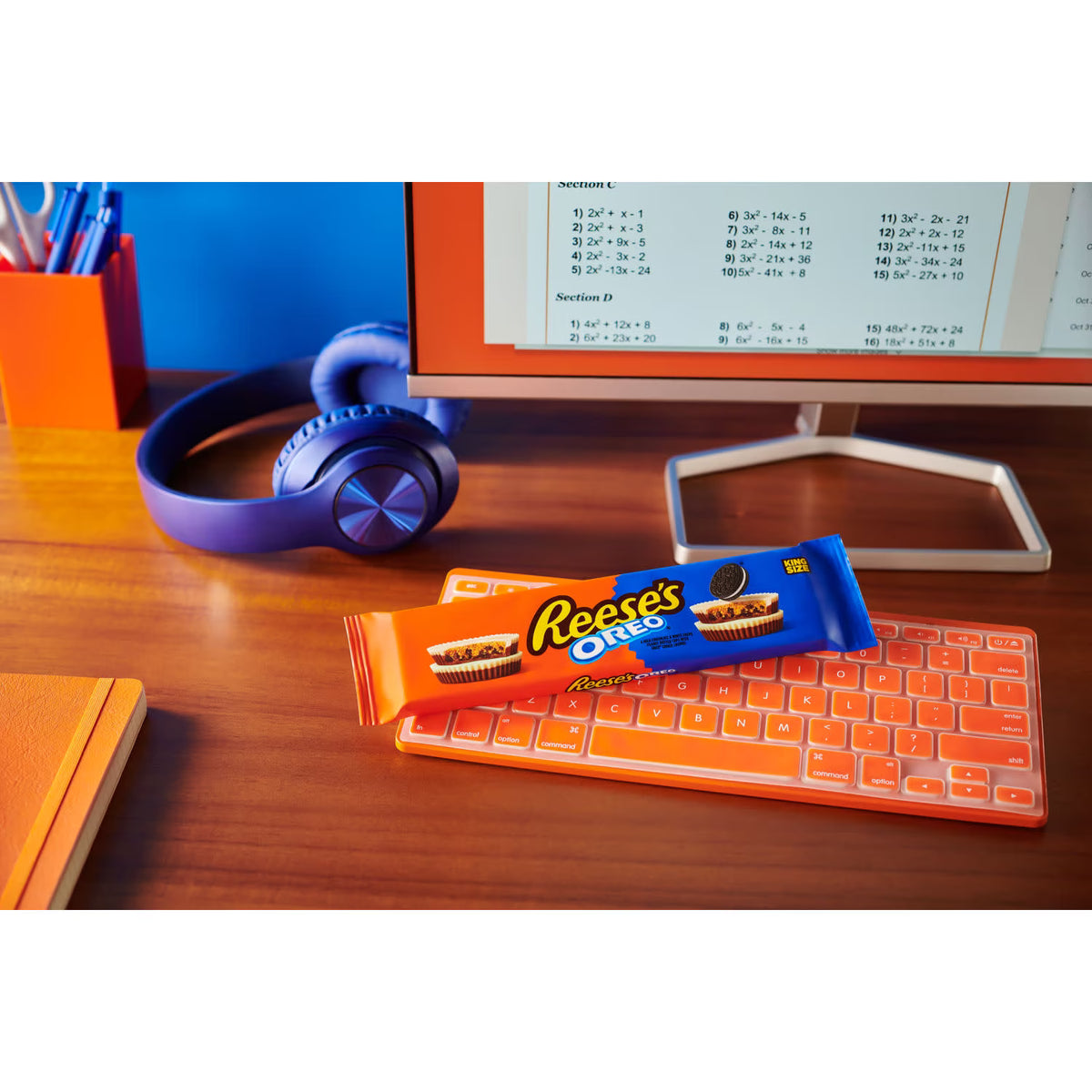 Hershey's Reeses Milk Chocolate Oreo Pieces Filled Cups King Size 2.8oz (79g)