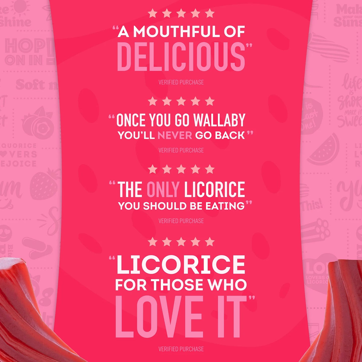 Wiley Wallaby Classic Red Licorice 7.05oz (200g)