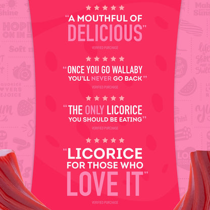 Wiley Wallaby Classic Red Licorice 7.05oz (200g)