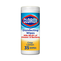 Clorox Bleach-Free Disinfecting and Cleaning Wipes I Crisp Lemon I 35 Count