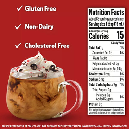 Coffee Mate Zero Sugar Peppermint Mocha Creamer 32oz (946ml) BEST BEFORE 10/05/2025