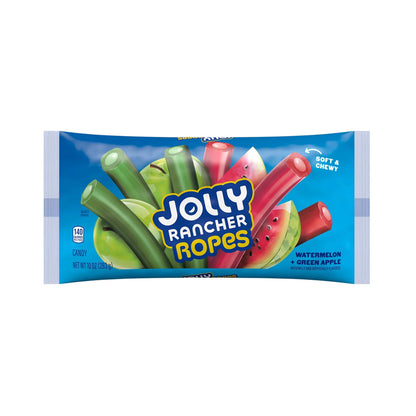 Jolly Rancher Ropes Watermelon And Green Apple 10oz (283g)