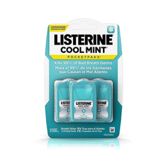 Listerine Cool Mint Pocketpaks Breath Strips 72s