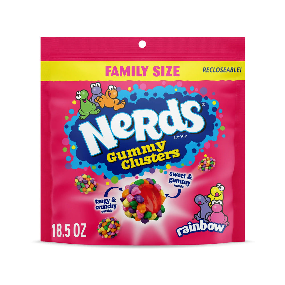 Nerds Gummy Clusters Rainbow 18.50 oz (524g)
