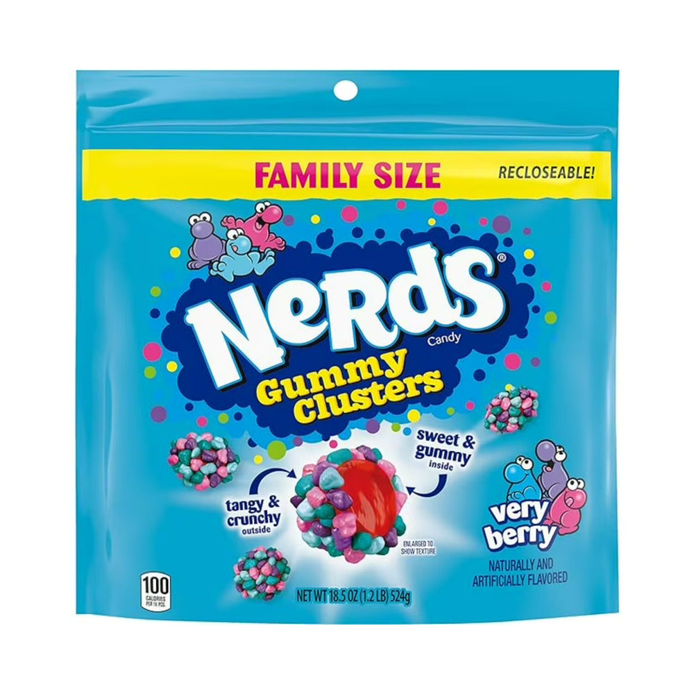 Nerds Gummy Clusters Very Berry 18.50 oz (524g)