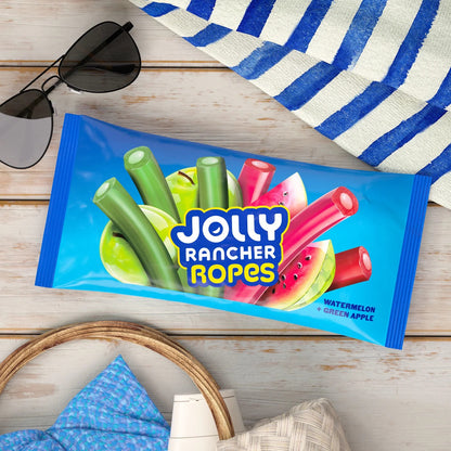 Jolly Rancher Ropes Watermelon And Green Apple 10oz (283g)