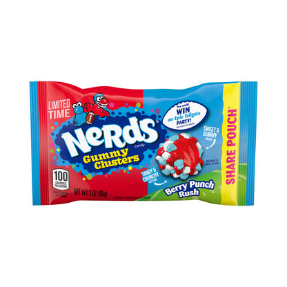 Nerds Clusters Berry Punch Rush Share Pack 3oz (85g)