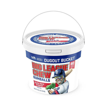 Big League Chew Bubble Gumballs Bucket 80 Pieces
