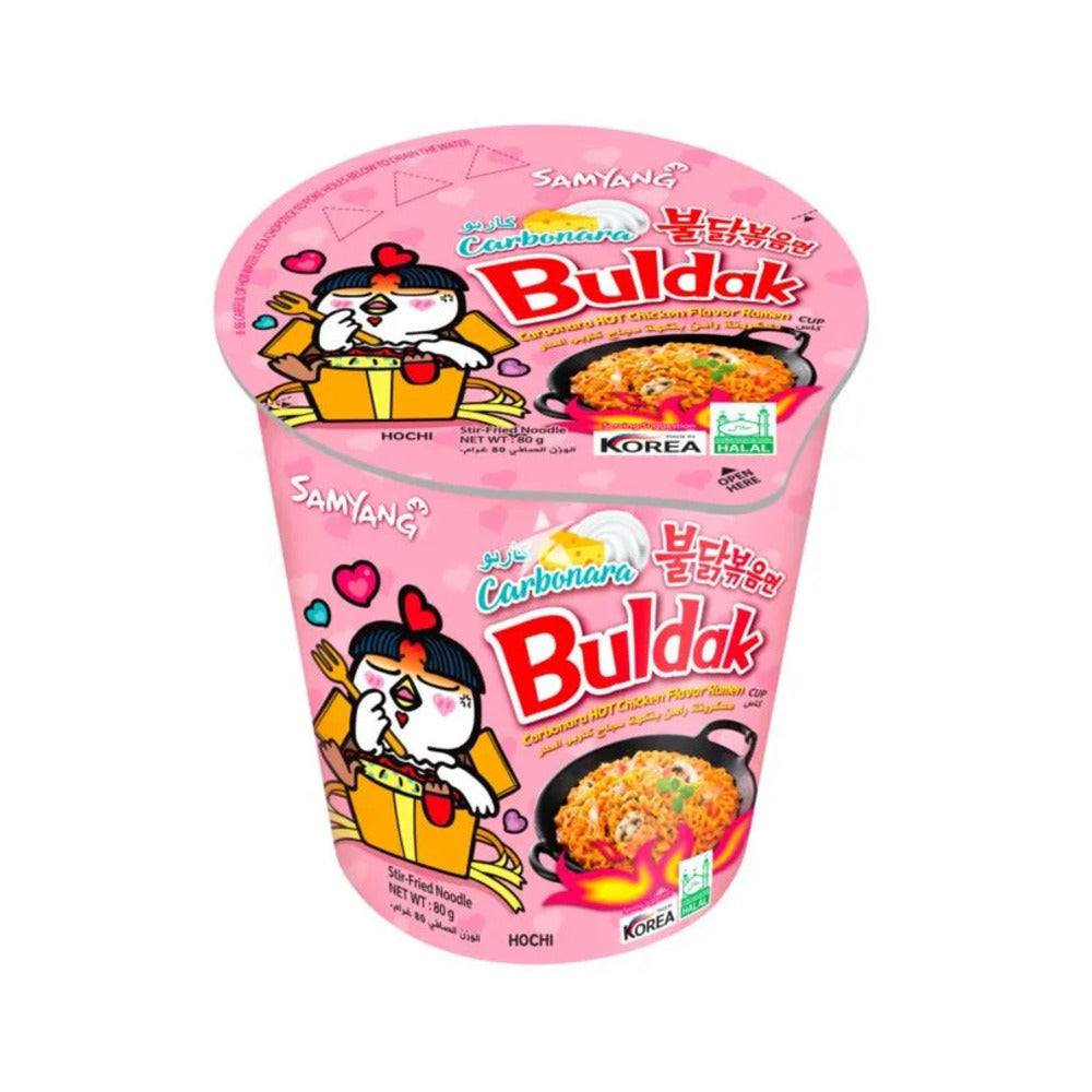 Samyang Carbonara Hot Chicken Flavour Ramen Cup 80g (KR)