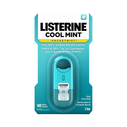 Listerine Cool Mint Pocket Mist Breath Spray for Fresh Breath 7.7ml