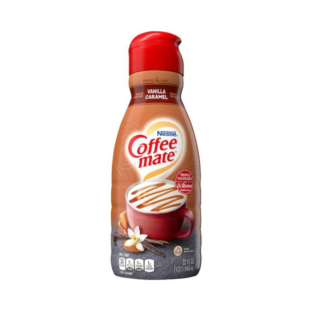 Coffee Mate Vanilla Caramel Creamer 32 oz (946ml)