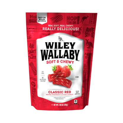 Wiley Wallaby Classic Red Licorice 7.05oz (200g)