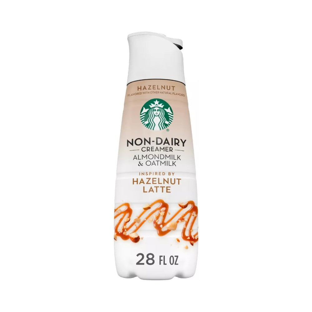 Starbucks Coffee Creamer Hazelnut Latte Almond Milk and Oat Milk I 28oz (828ml)