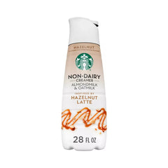 Starbucks Coffee Creamer Hazelnut Latte Almond Milk and Oat Milk I 28oz (828ml)