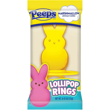Peeps Easter Bunny Lollipop Rings Marshmallow Flavoured 0.42oz (12g)