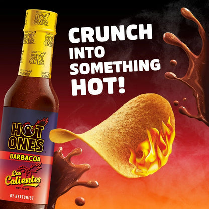 Pringles Hot Ones Los Calientes Barbacoa Potato Crisps Chips 5.5oz (156g)