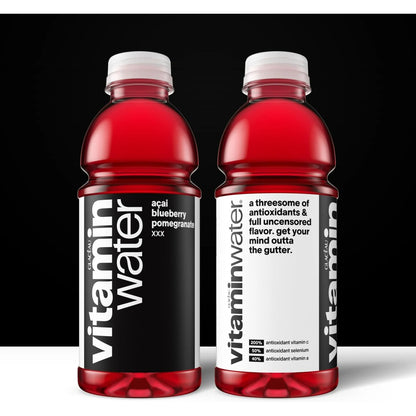 vitaminwater XXX Acai-Blueberry-Pomegranate Flavored Water Beverage, 20oz (591ml)