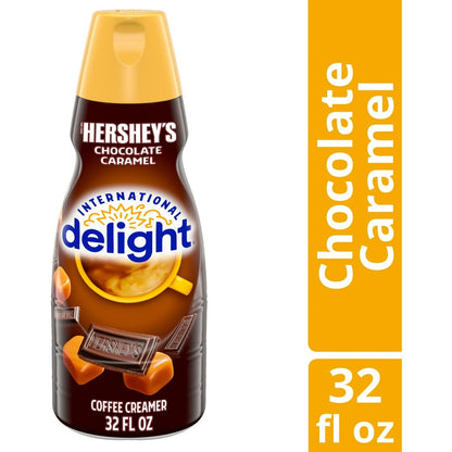 International Delight HERSHEY’S Chocolate Caramel Coffee Creamer 32oz (946ml)