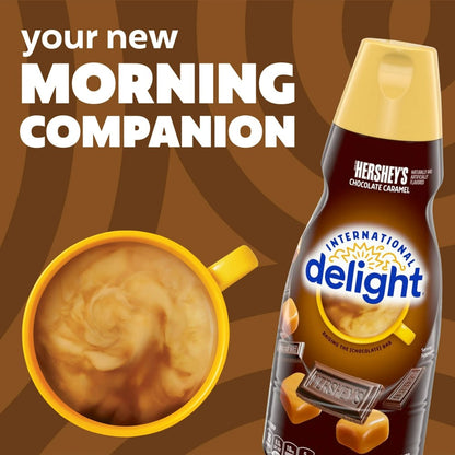 International Delight HERSHEY’S Chocolate Caramel Coffee Creamer 32oz (946ml)