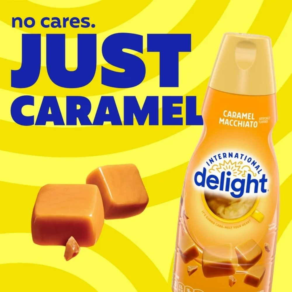 International Delight Caramel Macchiato Coffee Creamer 32oz (946ml)