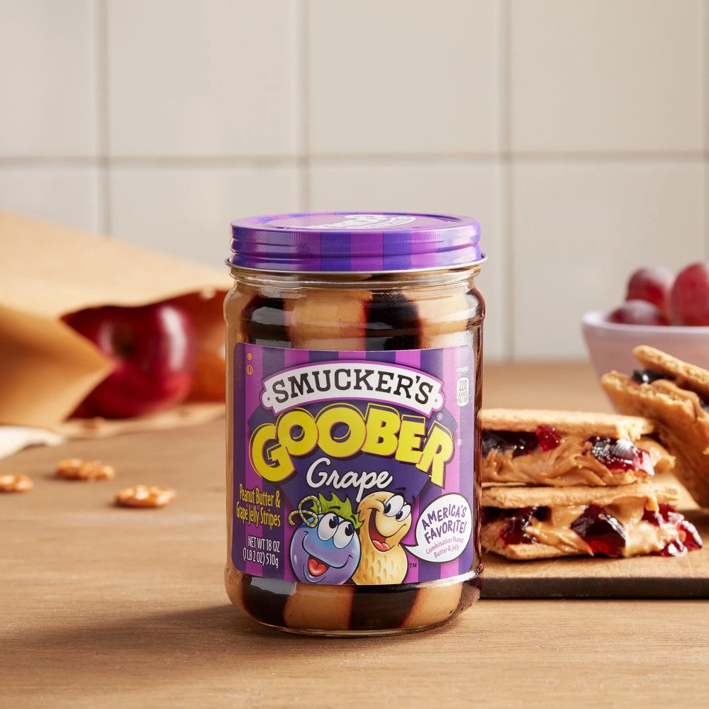 Smucker's Goober Grape Jelly & Peanut Butter 18oz (510g)