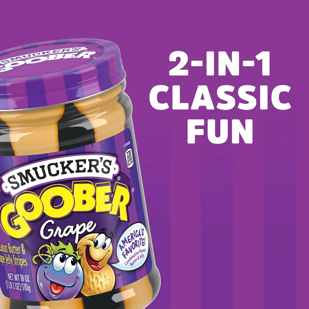 Smucker's Goober Grape Jelly & Peanut Butter 18oz (510g)