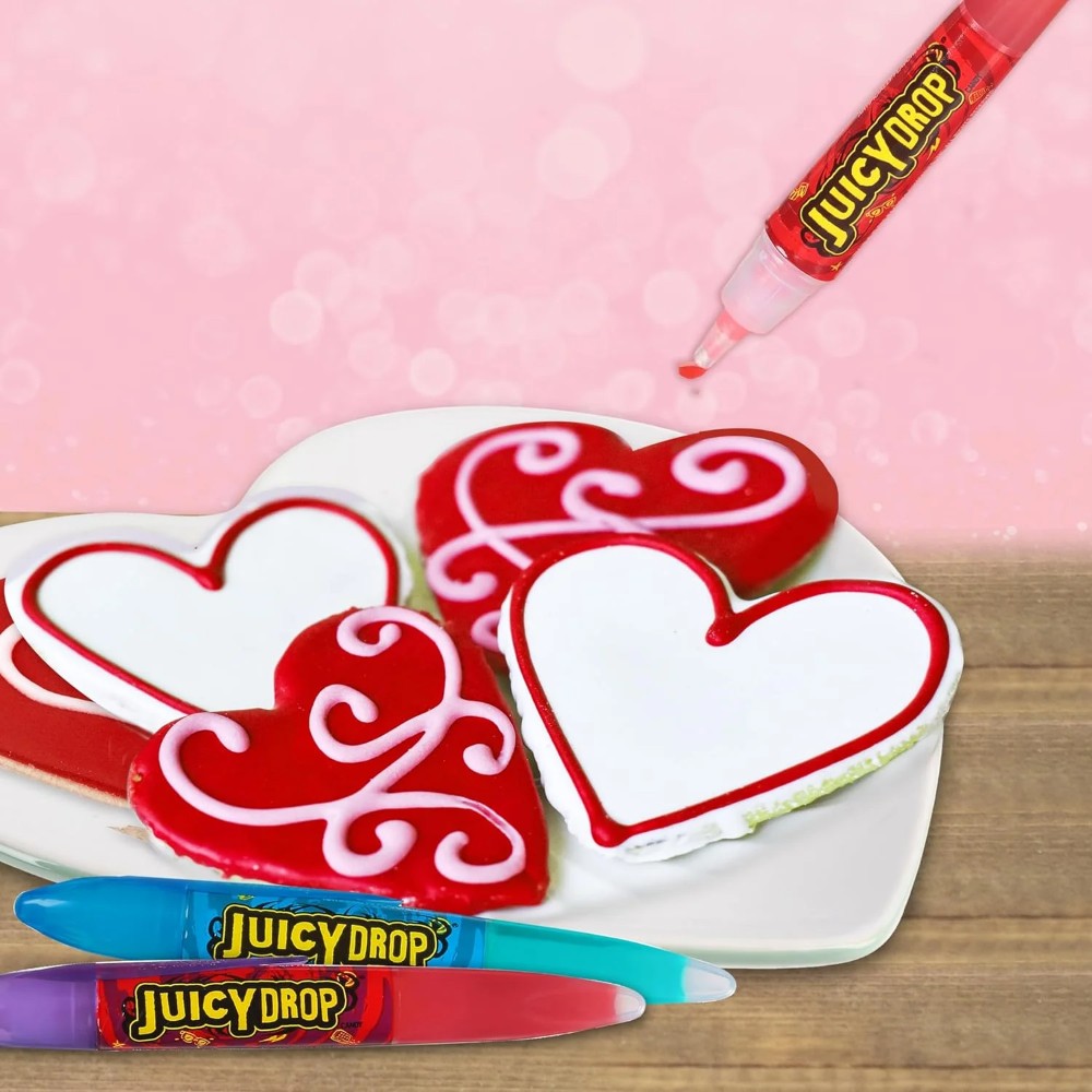 Juicy Drops Sour Gel Candy Pens 0.5oz (15g) Case of 24