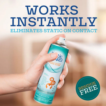 Static Guard  Anti-Static Spray Fresh Linen 5.5oz (156g)