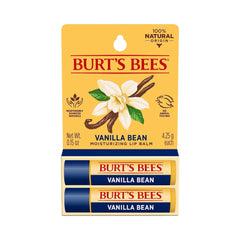 Burt's Bees Vanilla Bean Moisturizing Lip Balm 2x0.15oz (4.25g)