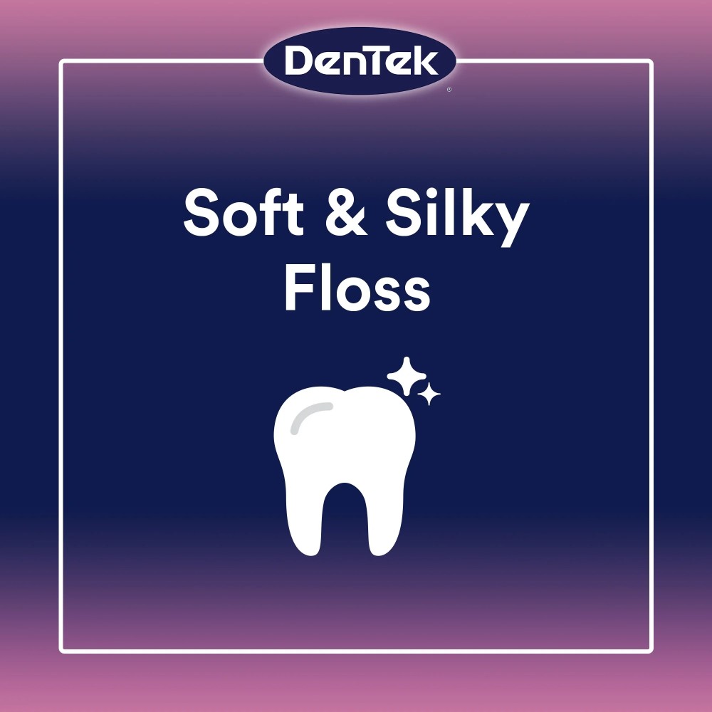 DenTek Comfort Clean Sensitive Gums Floss Picks, Soft & Silky Ribbon, 150 Count
