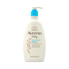 Aveeno Baby Daily Moisture Body Lotion for Sensitive Skin with Natural Colloidal Oatmeal (18oz) 532ml