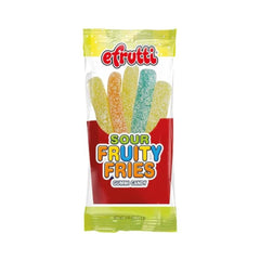 eFrutti Individually Wrapped Gummi Sour Fruity Fries 0.55oz (15.5g)