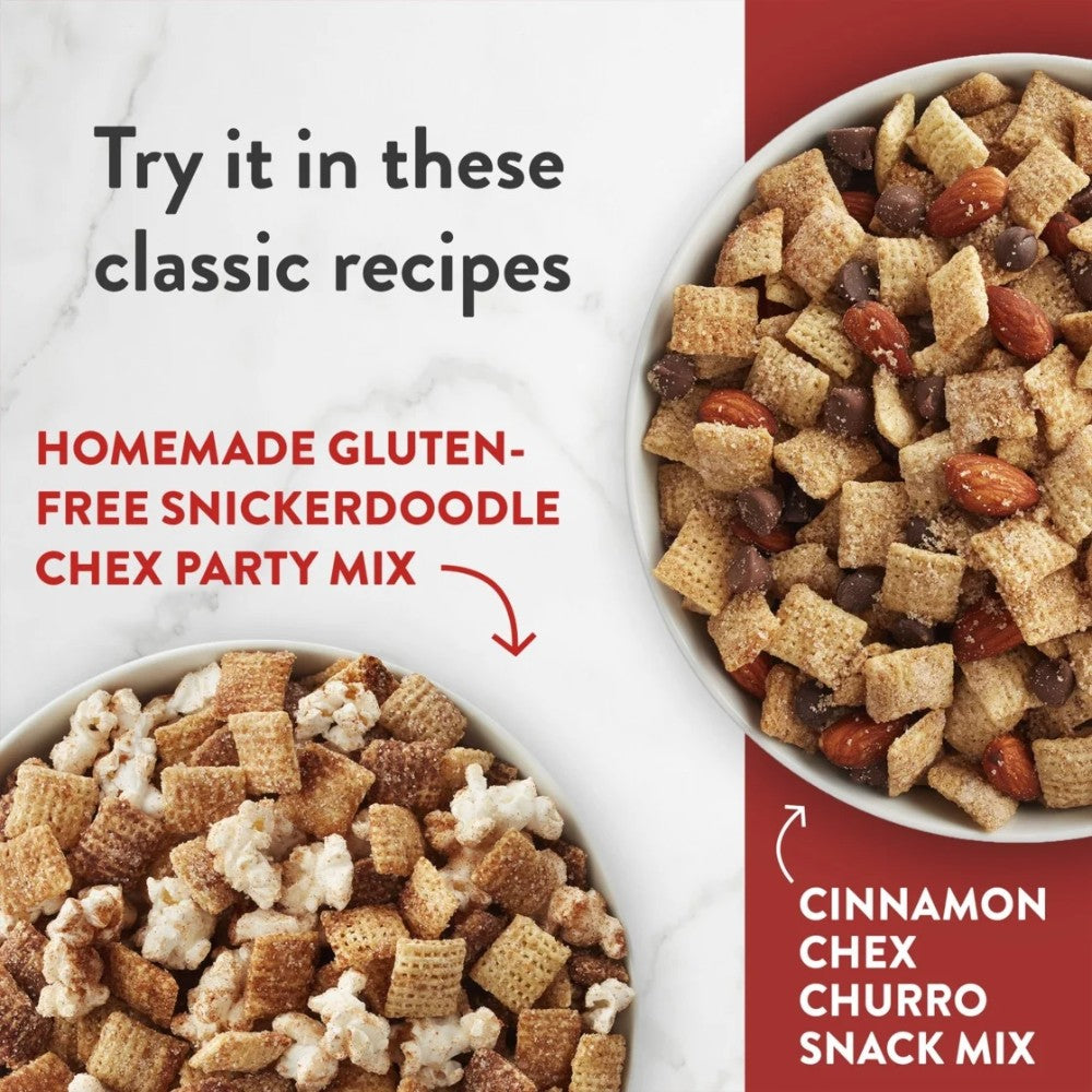 General Mills Chex Cinnamon Gluten Free Breakfast Cereal 12oz (340g)