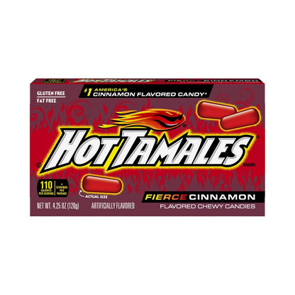 Hot Tamales Fierce Cinnamon Theater Box 4.25oz (120g)