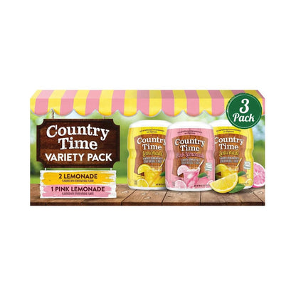 Country Time Drink Mix Variety Pack Lemonade and Pink Lemonade 538g (3 Pack)