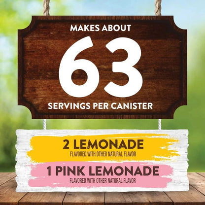 Country Time Drink Mix Variety Pack Lemonade and Pink Lemonade 538g (3 Pack)