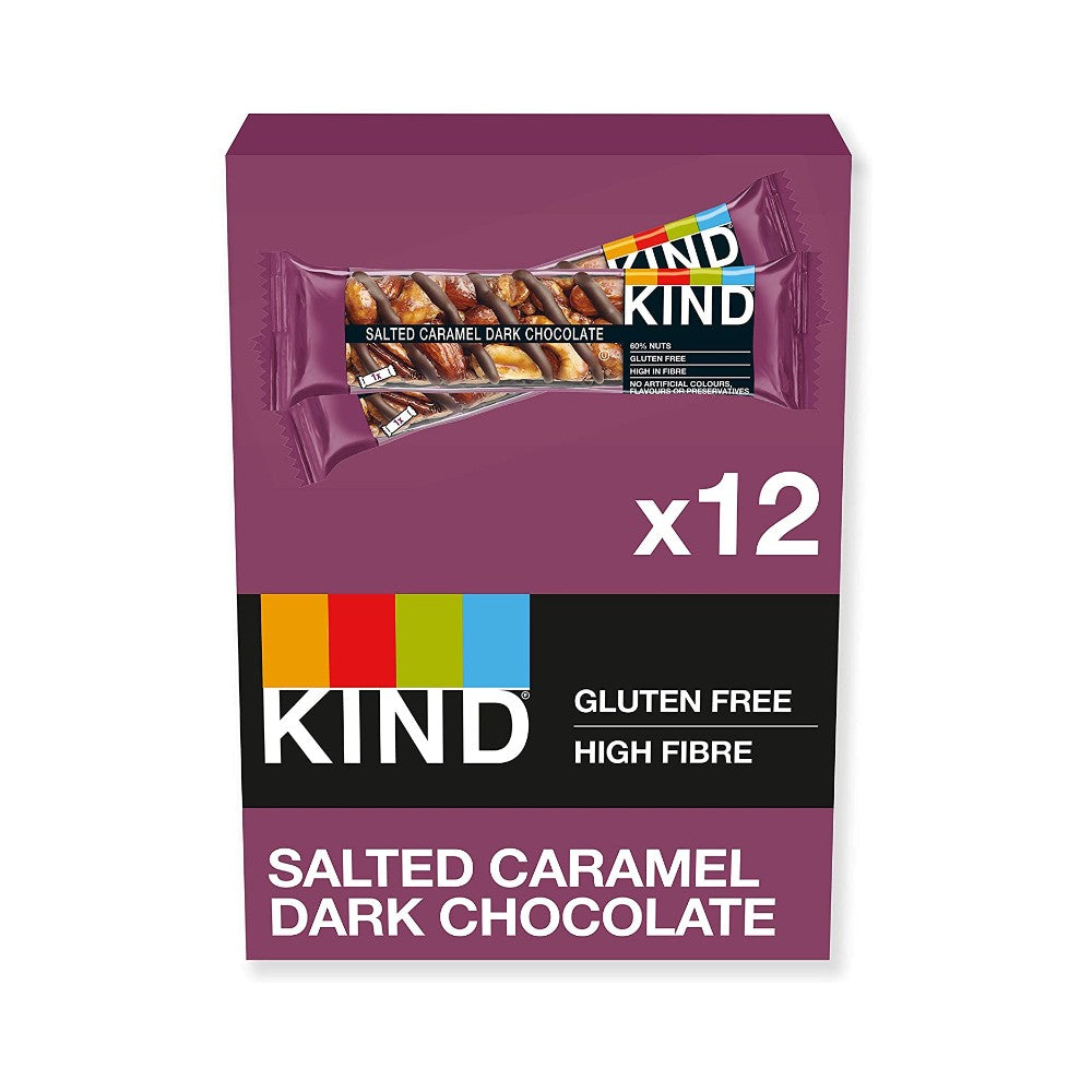 Kind Bars Salted Caramel Dark Chocolate 40g Case of 24