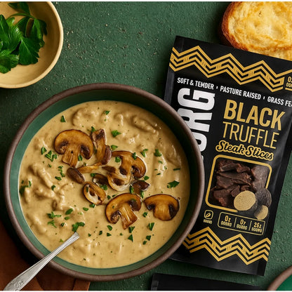 JoBurg Black Truffle Steak Slices I South African Traditional Biltong I 2oz (56.7g)