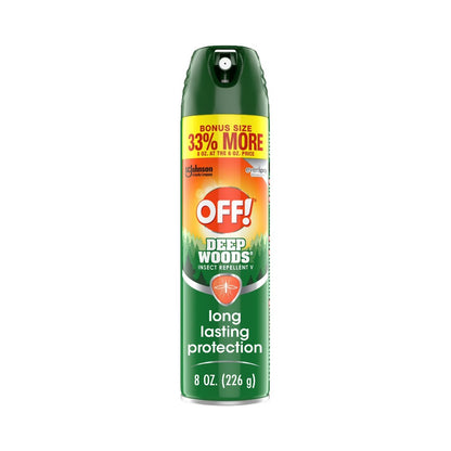 Off Deep Woods  Insect Repellent  Mosquito Protection up to 8 Hours 8oz (226g)