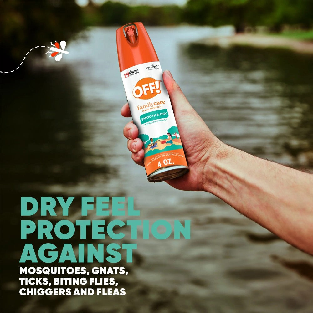 Off! Family Care Smooth & Dry Insect Repellent 4oz (113g)