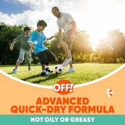 Off! Family Care Smooth & Dry Insect Repellent 4oz (113g)