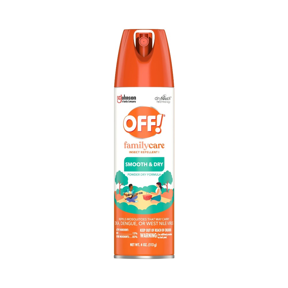 Off! Family Care Smooth & Dry Insect Repellent 4oz (113g)